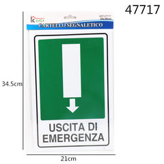 XFR47717 CARTELLO 20X30CM