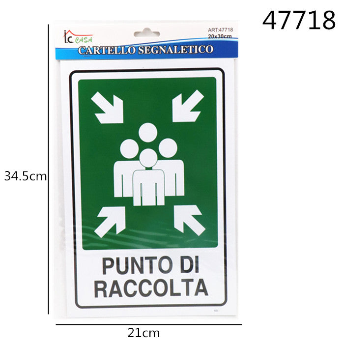 XFR47718 CARTELLO 20X30CM
