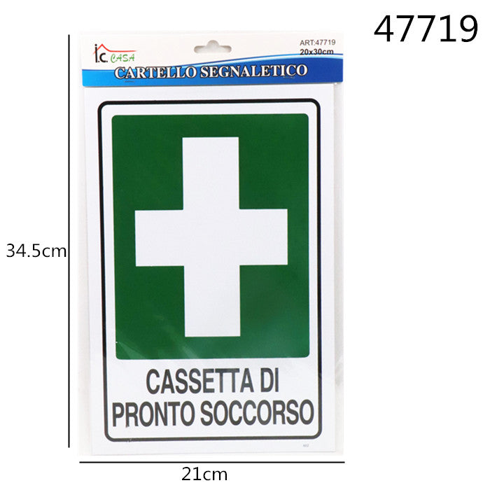 XFR47719 CARTELLO 20X30CM
