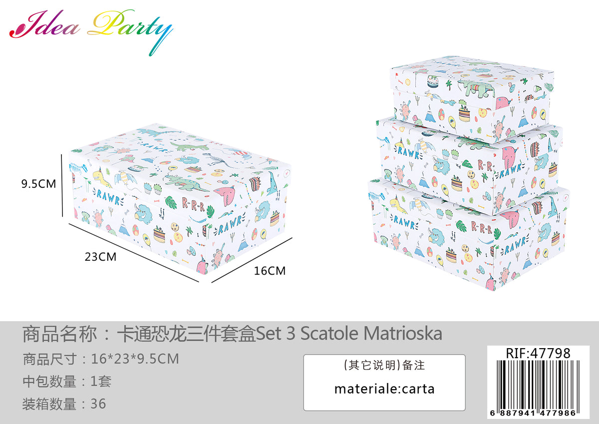 **XFR47798 SET SCATOLE 3PZ