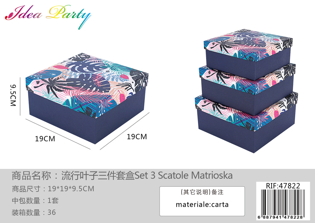 **XFR47822 SET SCATOLE 3PZ