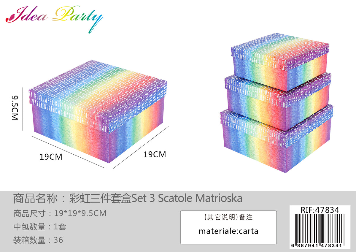 **XFR47834 SET SCATOLE 3PZ