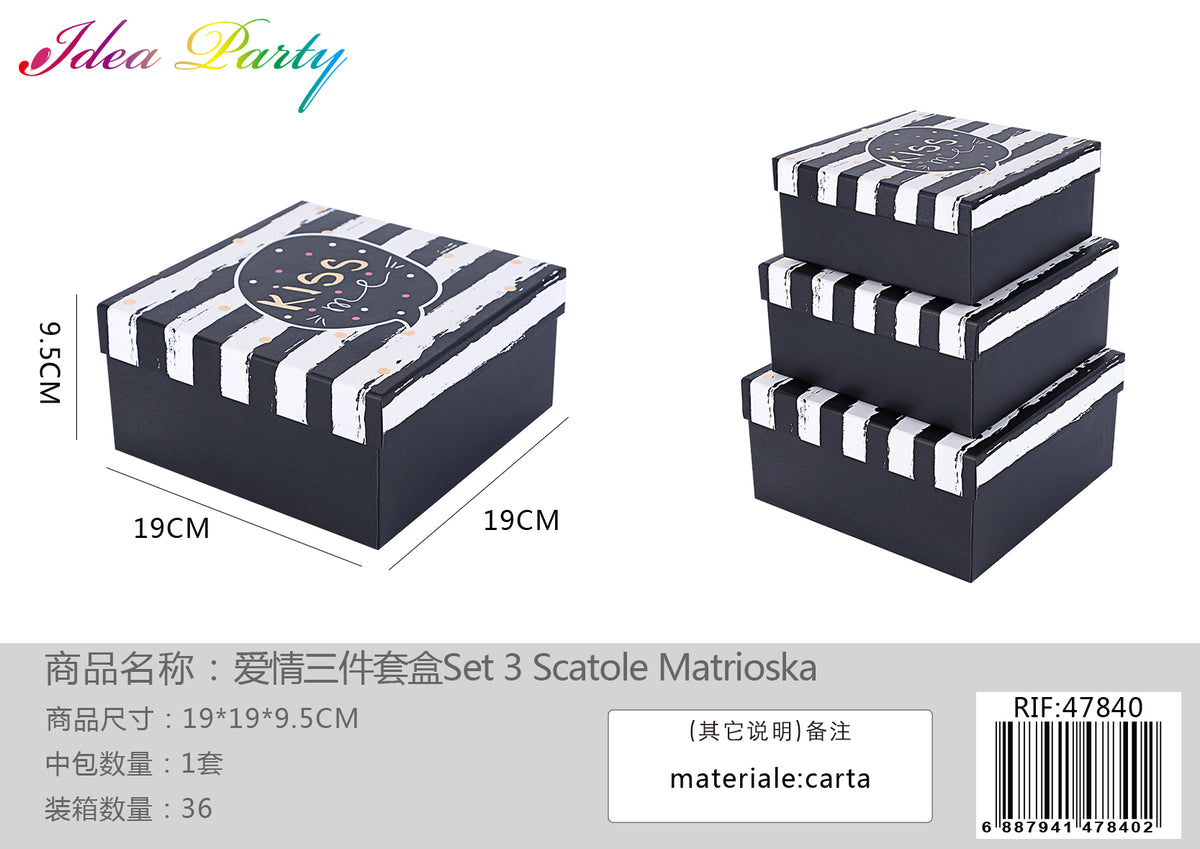 **XFR47840 SET SCATOLE 3PZ