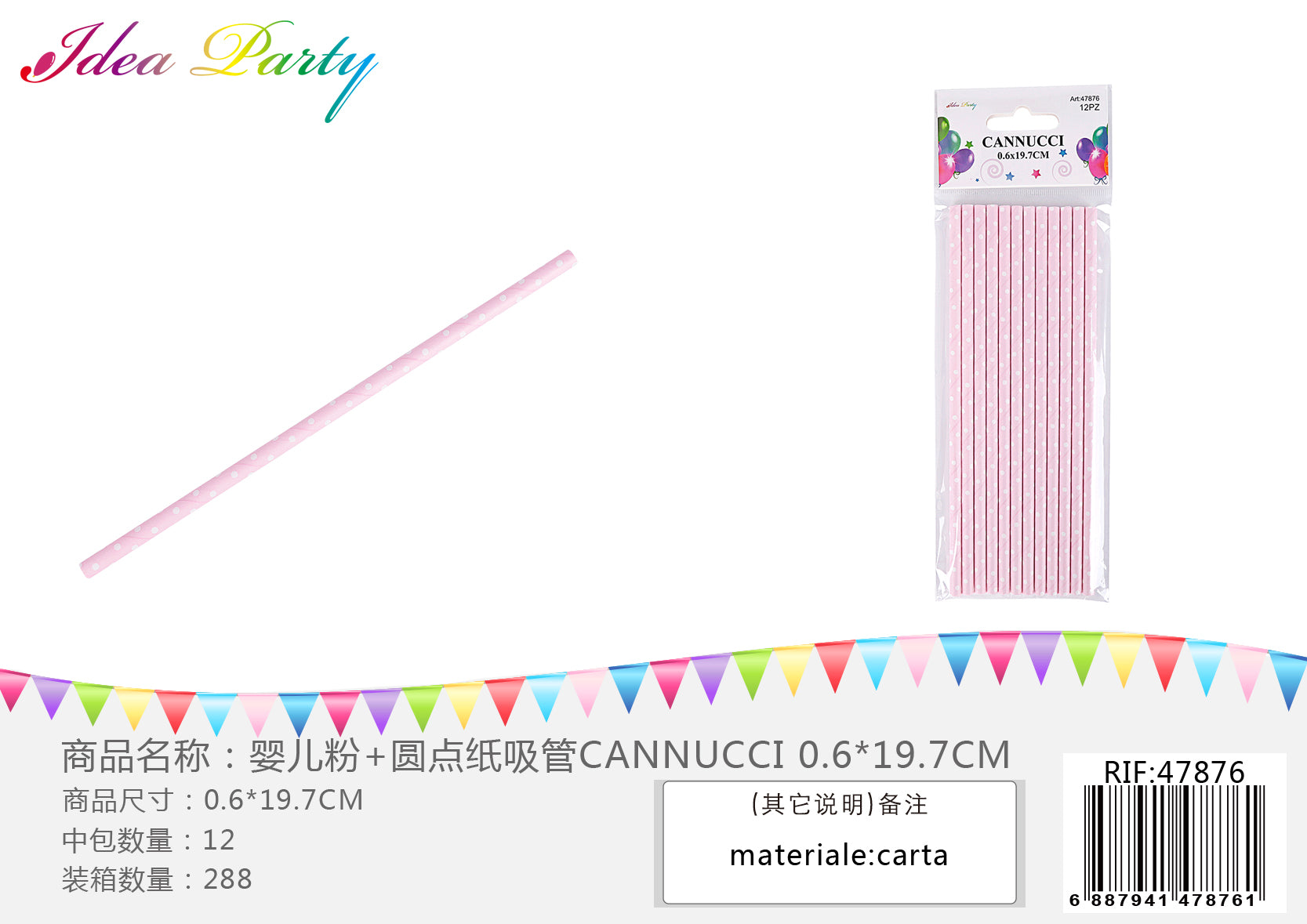 XFR47876 CANNUCCI 0.6CM*19.7CM