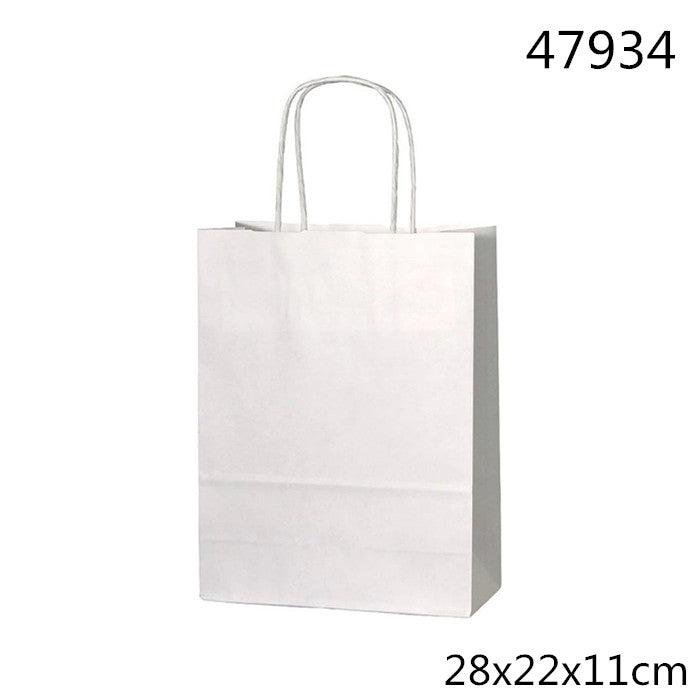 XFR47934 BORSA CARTA REGALO 28*22*10CM BIANCO
