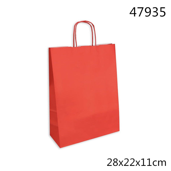 XFR47935 BORSA CARTA REGALO 28*22*10CM ROSSO