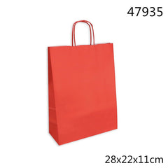 XFR47935 BORSA CARTA REGALO 28*22*10CM ROSSO