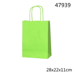 XFR47939 BORSA CARTA REGALO 28*22*10CM VERDE