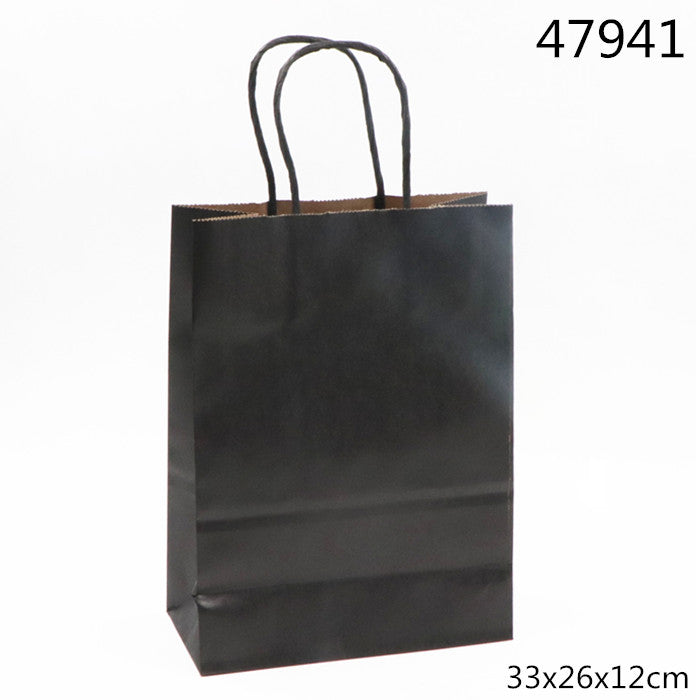 XFR47941 BORSA CARTA REGALO 33*26*12CM NERO