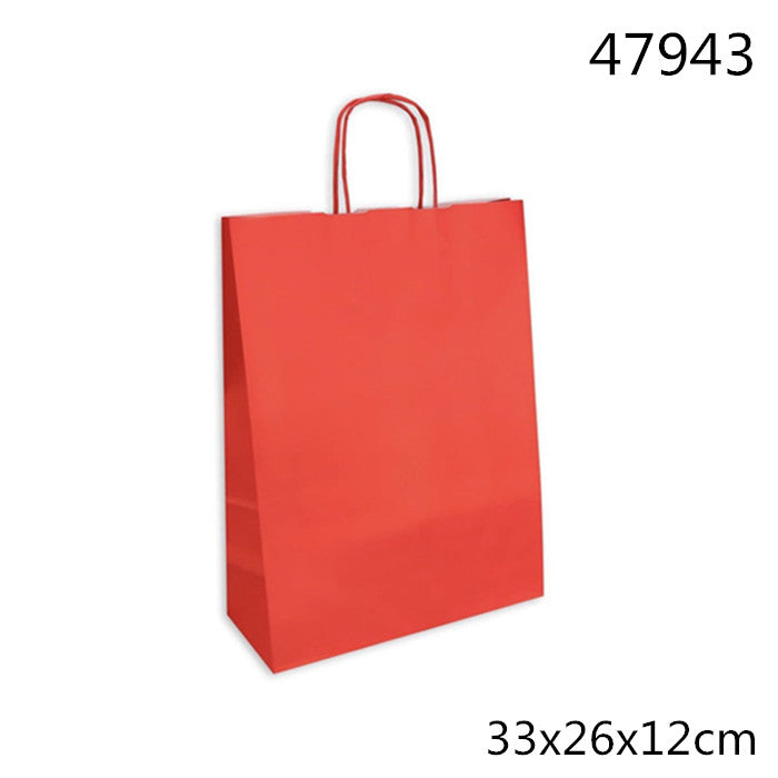 XFR47943 BORSA CARTA REGALO 33*26*12CM ROSSO