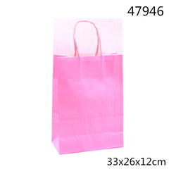 XFR47946 BORSA CARTA REGALO 33*26*12CM ROSA