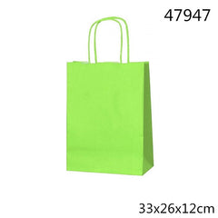 XFR47947 BORSA CARTA REGALO 33*26*12CM VERDE