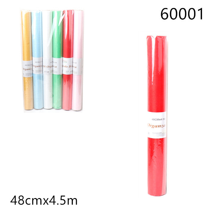 XFR60001 ROTOLO ORGANZA 48CM*4,5M
