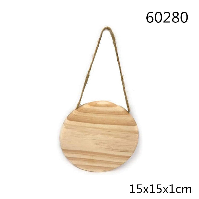 XFR60280 DECORAZIONE IN LEGNO15*15*1.0CM