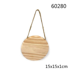 XFR60280 DECORAZIONE IN LEGNO15*15*1.0CM