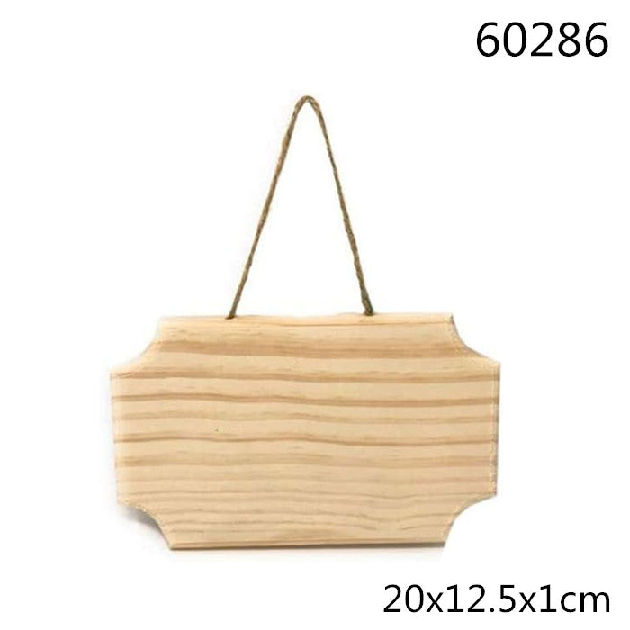 XFR60286 DECORAZIONE IN LEGNO20*12.5*1.0CM
