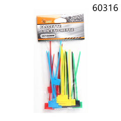 XFR60316 FASCETTE CON ETICHETTE 3X100MM*25PZ