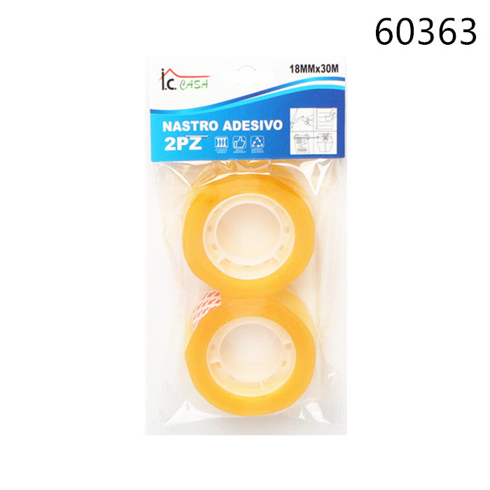 XFR60363 NASTRO ADESIVO 2PZ 18MMx30M