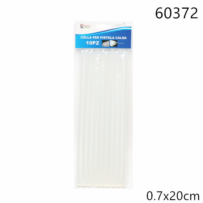 XFR60372 COLLA PER PISTOLA CALDA 0.7x20CM 10PZ