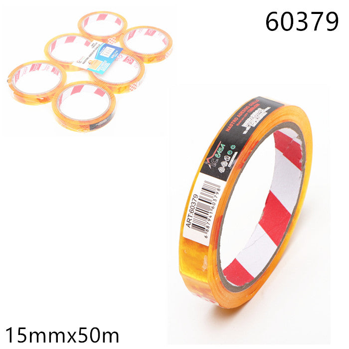 XFR60379 NASTRO ADESIVO GIALLO 15MMx50M