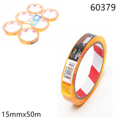 XFR60379 NASTRO ADESIVO GIALLO 15MMx50M