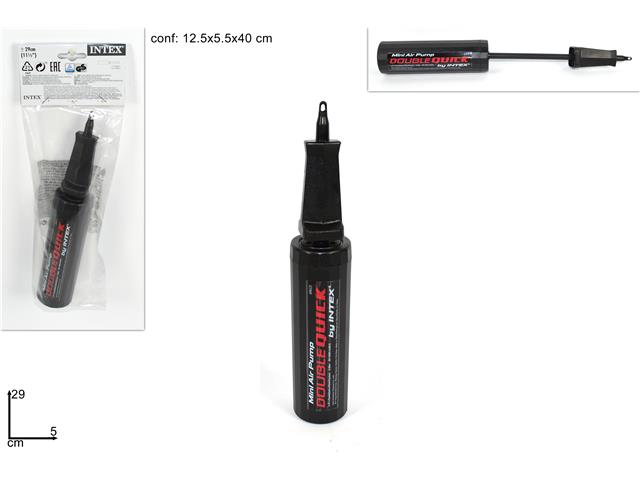 POMPA MANUALE MINI DOUBLE QUICK ART69613