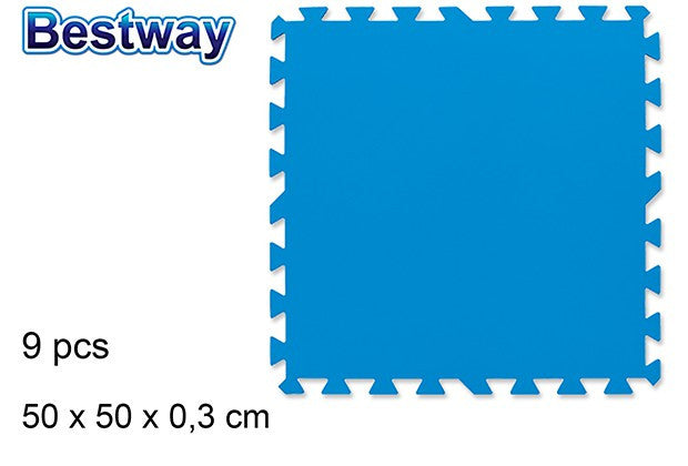 TAPPETINO MODULARE PER PISCINA BLU  30/CT #58220