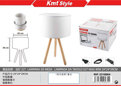 LAMPDA DA TAVOLO E27 24*24*39CM