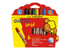 SUPERMATITONE GIOTTO BEBE SCATOLA 6 COLORI