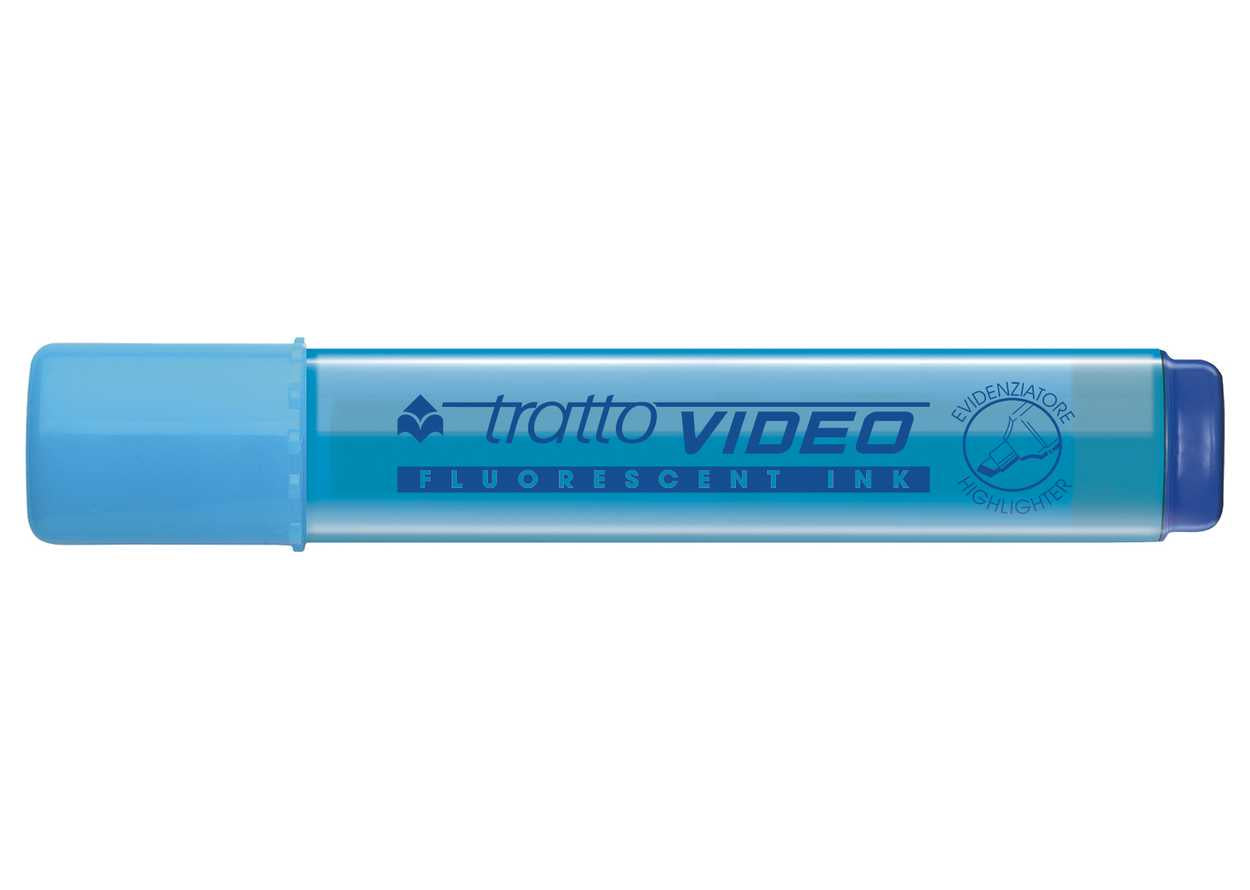 EVIDENZIATORE FILA TRATTO VIDEO AZZURRO