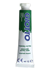 N.12 GIOTTO TEMPERA TUBO  VERDE 4 ML.
