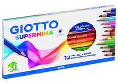 PASTELLO GIOTTO SUPERMINA SCATOLA 12 COLORI