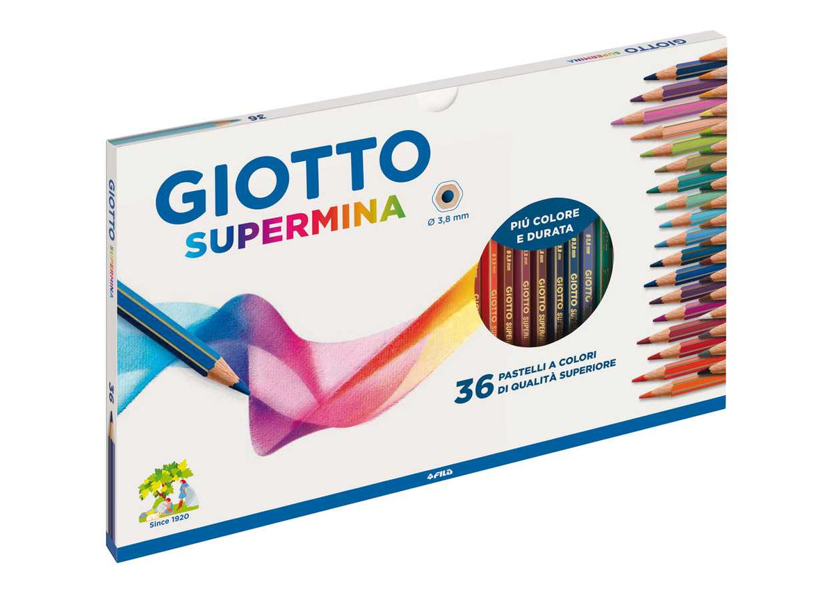 PASTELLO GIOTTO SUPERMINA SCATOLA 36 COLORI
