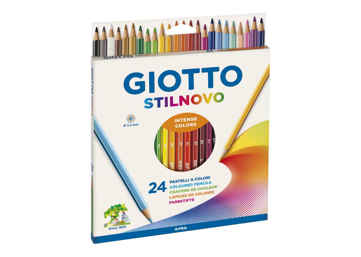 PASTELLO GIOTTO STILNOVO SCATOLA 24 COLORI