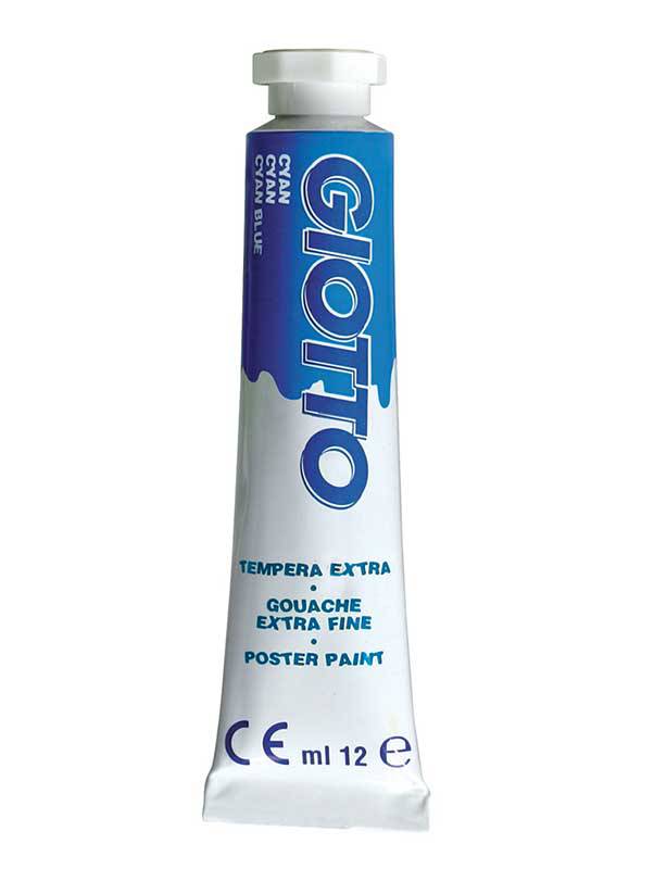 N.15 GIOTTO TEMPERA TUBO  CYAN  4 ML.