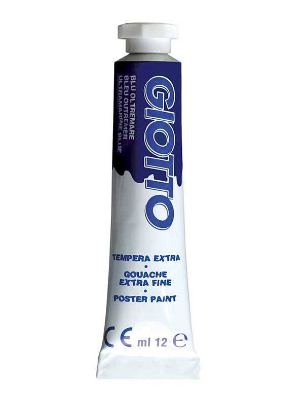 N.17 GIOTTO TEMPERA TUBO  blu oltremare 4 ML.