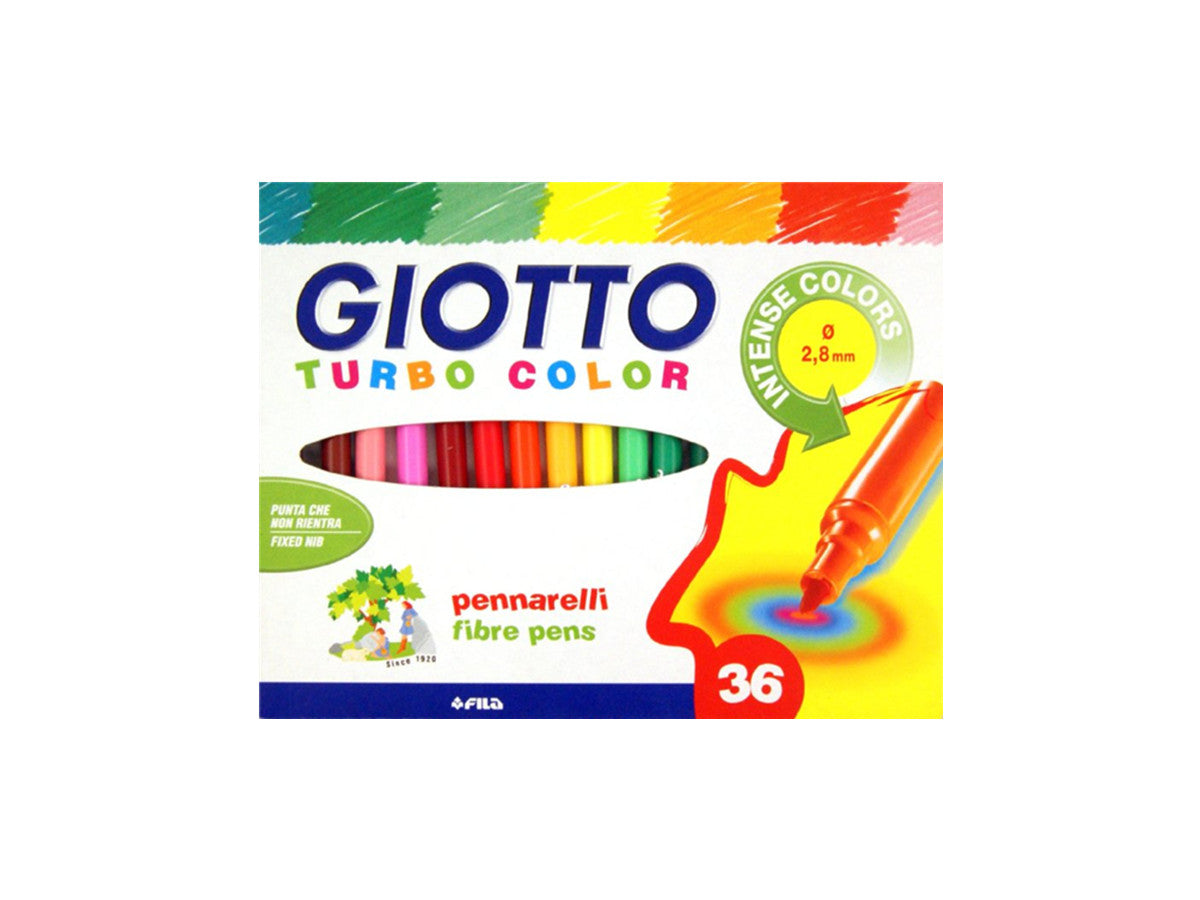 GIOTTO PENNARELLO TURBO COLOR SCATOLA 36 COLORI