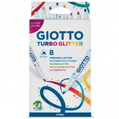 GIOTTO ASTUCCIO 8 PENNARELLI TURBO GLITTER