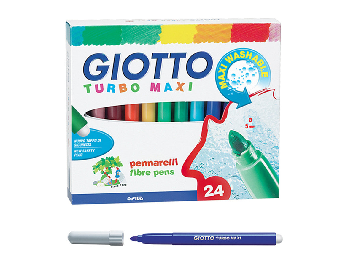 PENNARELLO TURBO MAXI SCATOLA  24 COLORI
