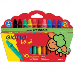 PASTELLI CERA GIOTTO BE-BE' SCAT.10 PZ