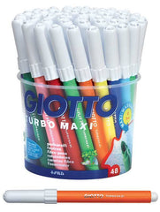 GIOTTO PENNARELLO TURBO MAXI BARATTOLO 48 COLORI