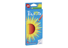 ELIOS PASTELLO FILA  SCATOLA 24 COLORI LACCATA