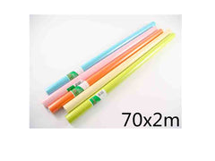 ROTOLO CARTA 70X2MT TINTE UNITE LISCE ct/60pz
