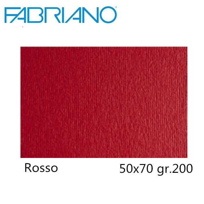 CARTONCINO COLORE GR.200 50X70 ROSSO