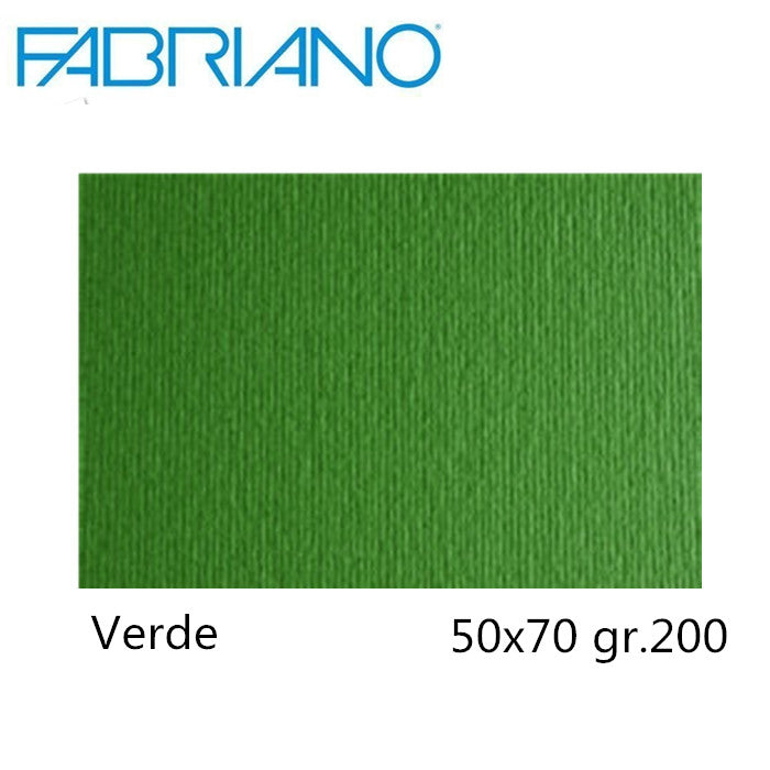 CARTONCINO COLORE GR.200 50X70 VERDE