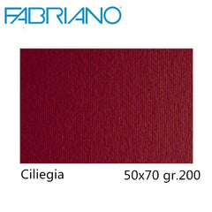 CARTONCINO COLORE GR.200 50X70 CILIEGIA
