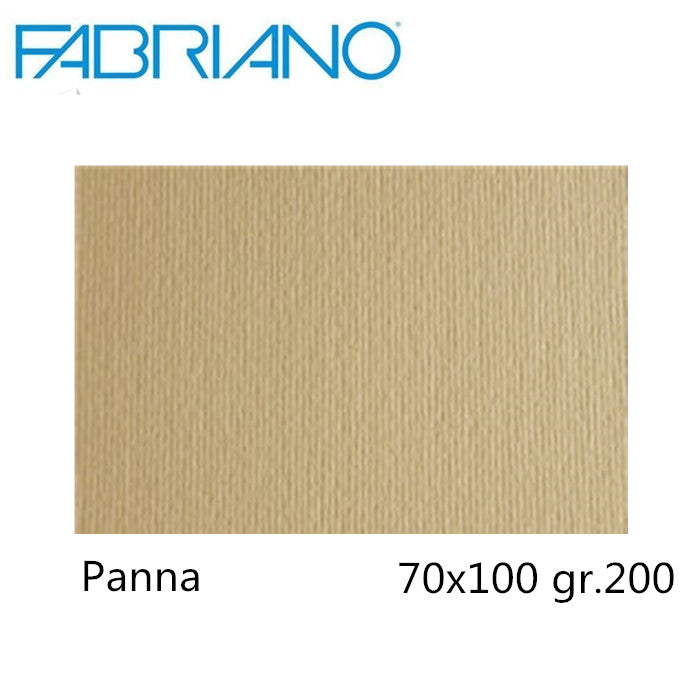 CARTONCINO COLORE GR.200 70X100 PANNA