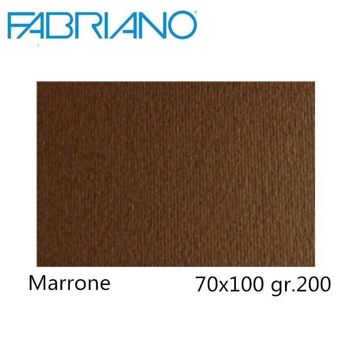 CARTONCINO COLORE GR.200 70X100 MARRONE
