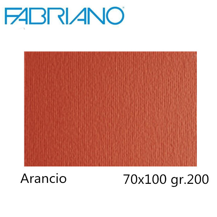 CARTONCINO COLORE GR.200 70X100 ARANCIO
