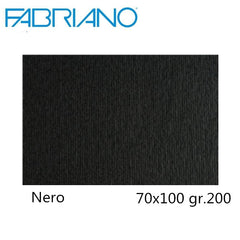 CARTONCINO COLORE GR.200 70X100 NERO
